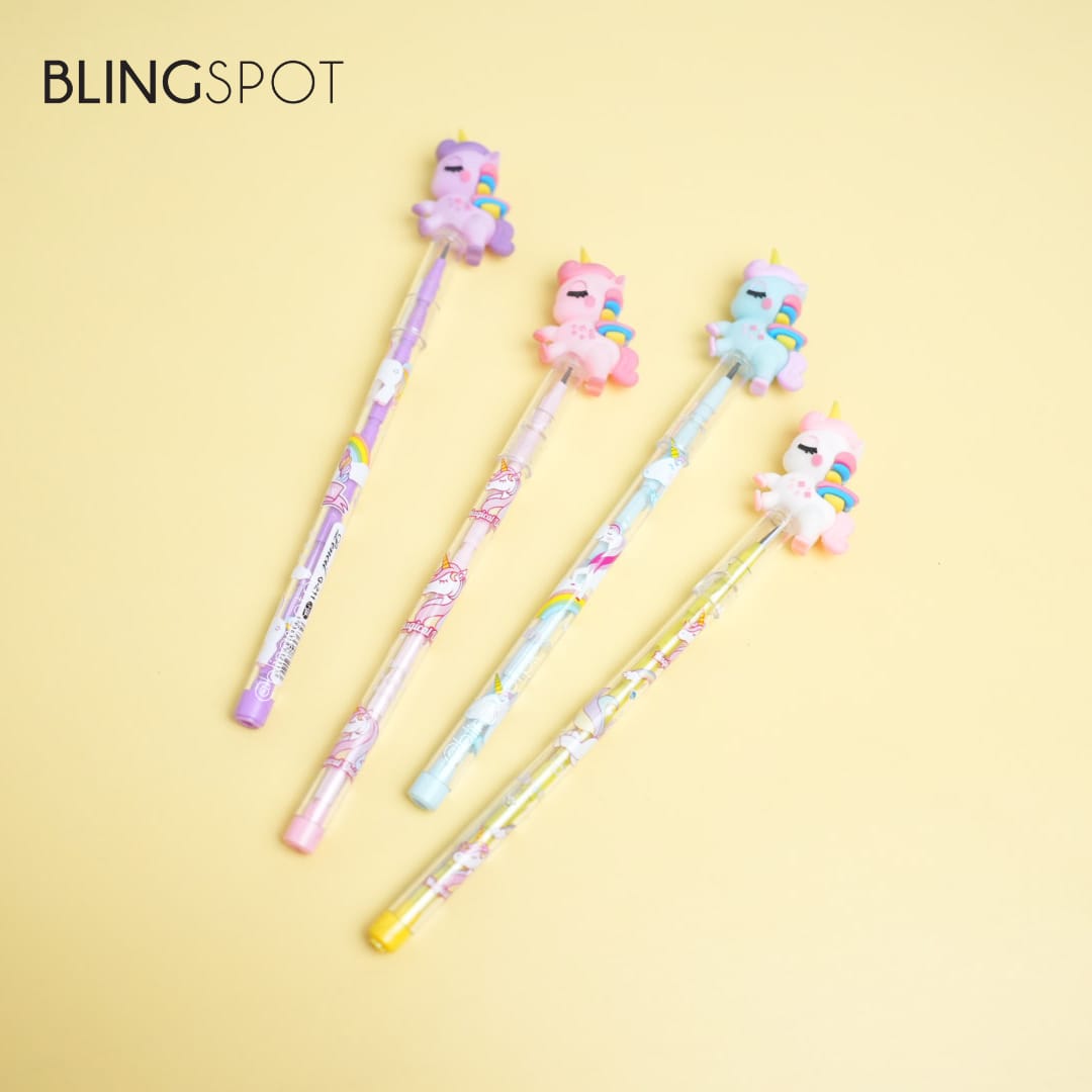 Unicorn Close Eye - Kids Bullet Pencil