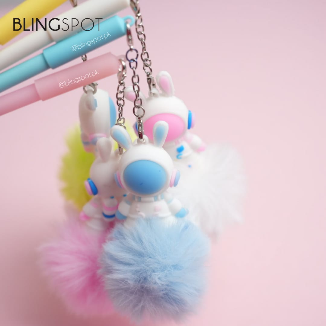 Astronaut Bunny Pastel - Fluffy Gel Pen