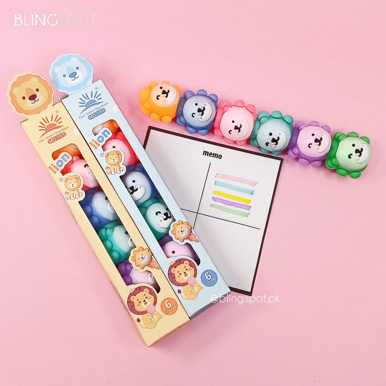 Cute Lion - Highlighter Set Of 5