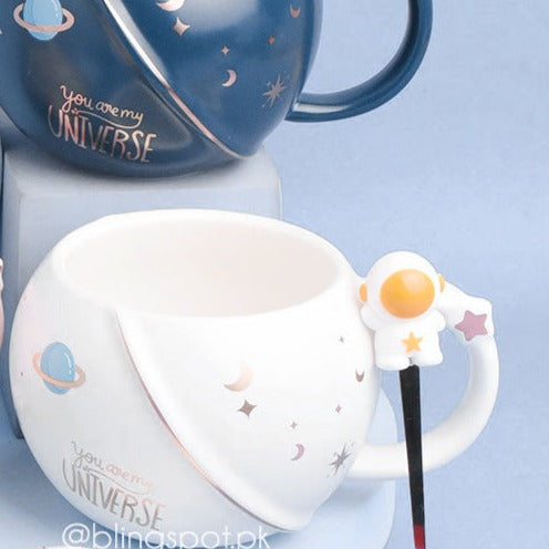 Space Walk ( Roam The Universe ) White - Ceramic Mug