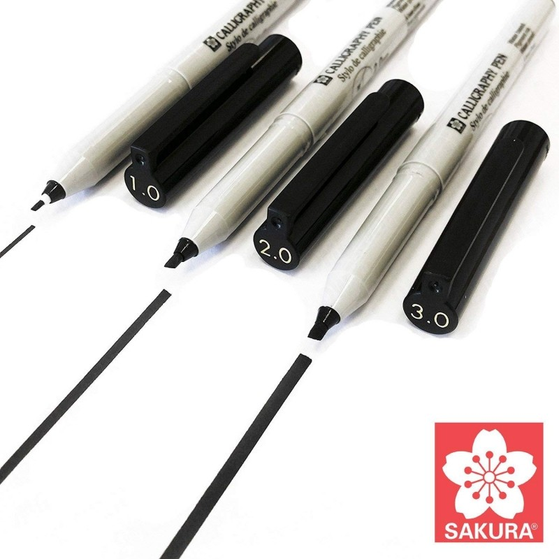 Sakura Black Calligraphy - Pen