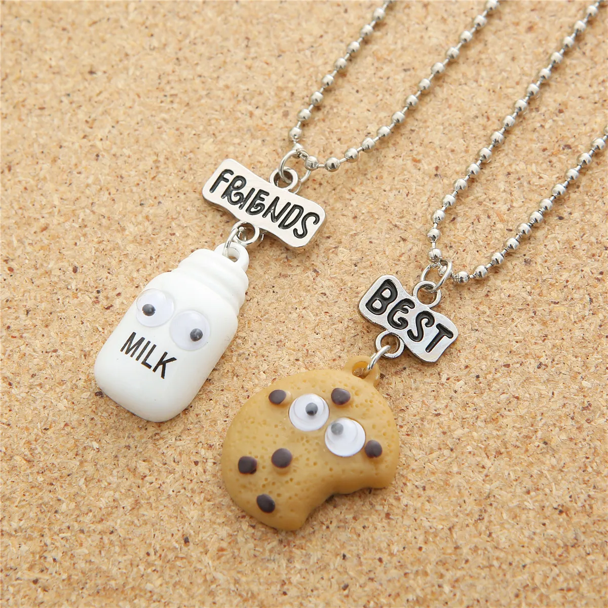 Milk & Cookie Best Friends - Necklace