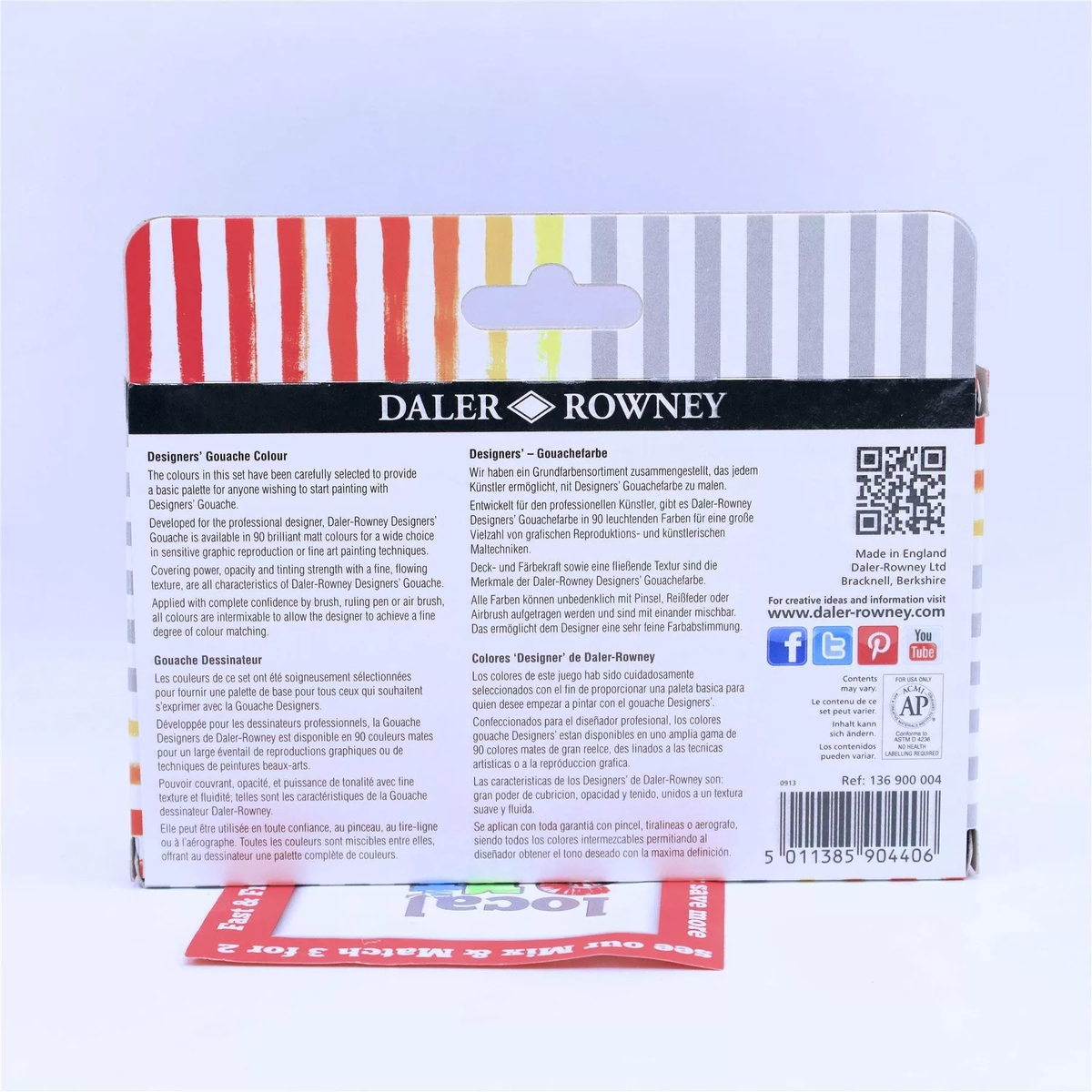 Daler Rowney - Designers Gouache Starter Set 6x15ml