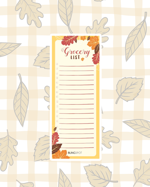 Grocery List  - Notepad
