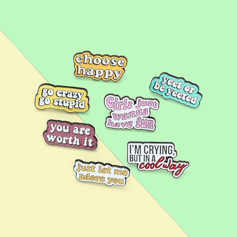 Choose Happy  - Enamel Pin