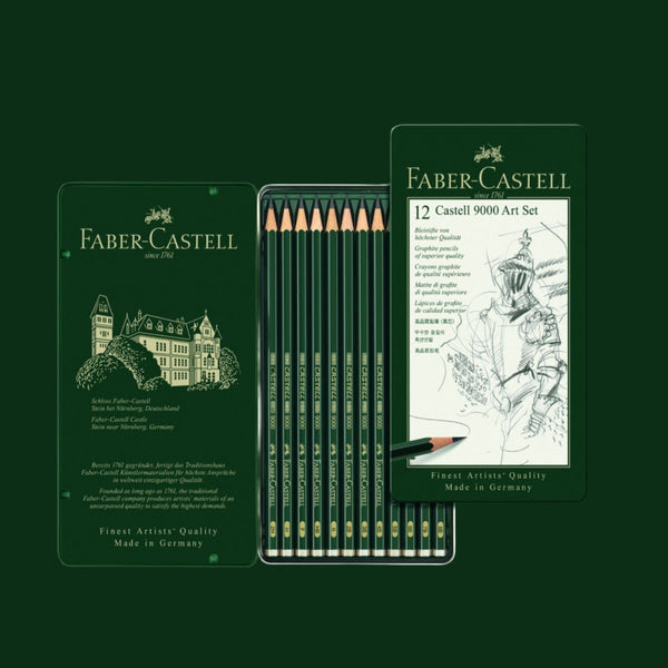 Faber Castell Castell 9000 Graphite Pencil Set of 12