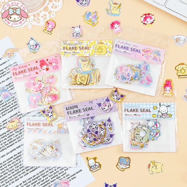 Sanrio Cartoon Foiled  - Stickers