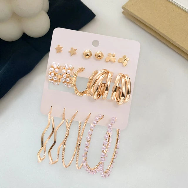 Fancy Hoops Style 11 - Earring Set