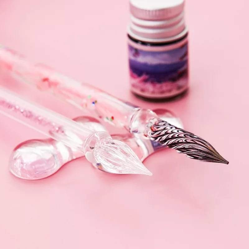 Glass Dip Signature Vintage Handmade Ink Fountain Pen -  Clearance Sale