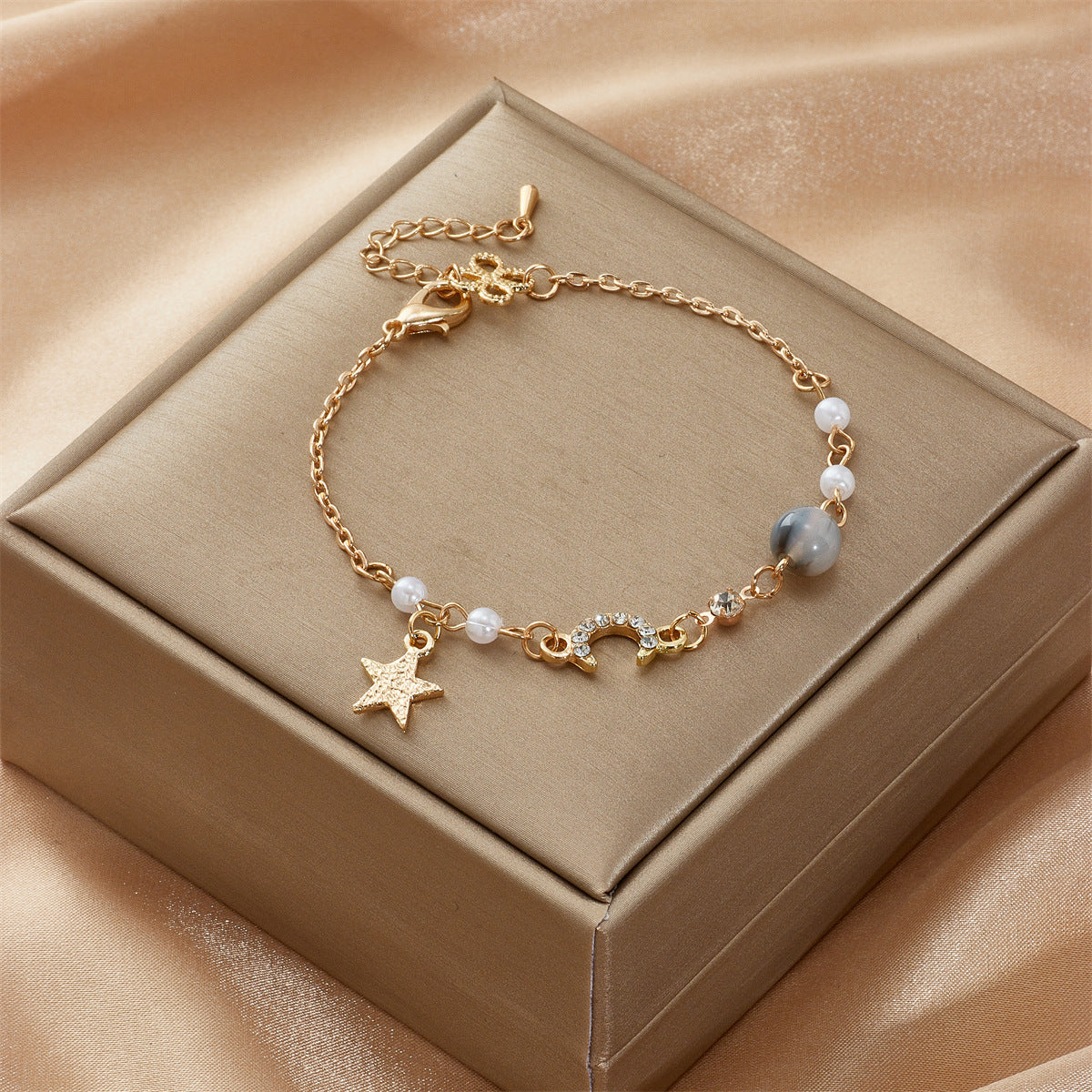 Star & Moon White - Bracelet