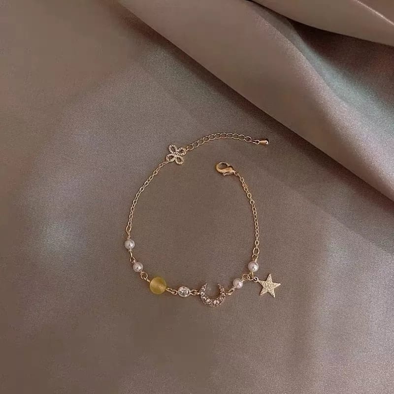 Star & Moon Yellow - Bracelet