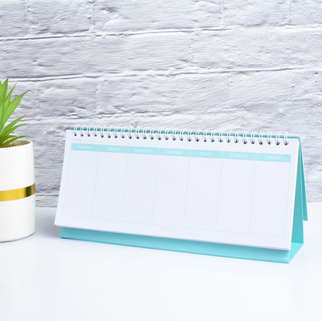 Scratch & Dent Celeste Spiral Weekly Desk Planner  - Clearance Sale