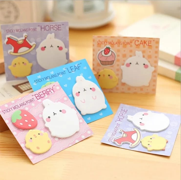 Kawaii Bunny & Chick - Memo Pad Sticky Note