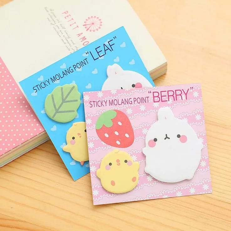 Kawaii Bunny & Chick - Memo Pad Sticky Note