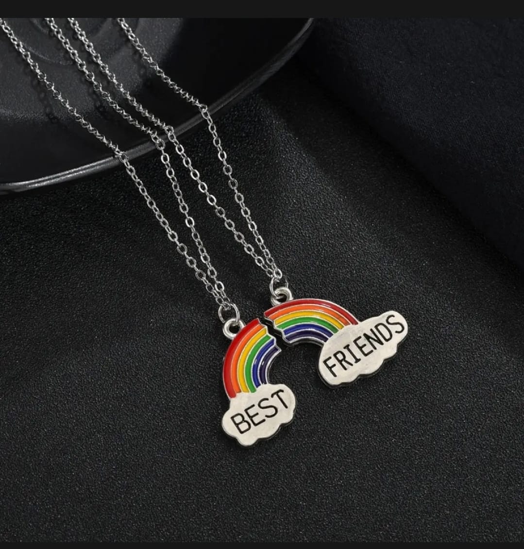 Rainbow ( Best Friend ) - Necklace Set of 2
