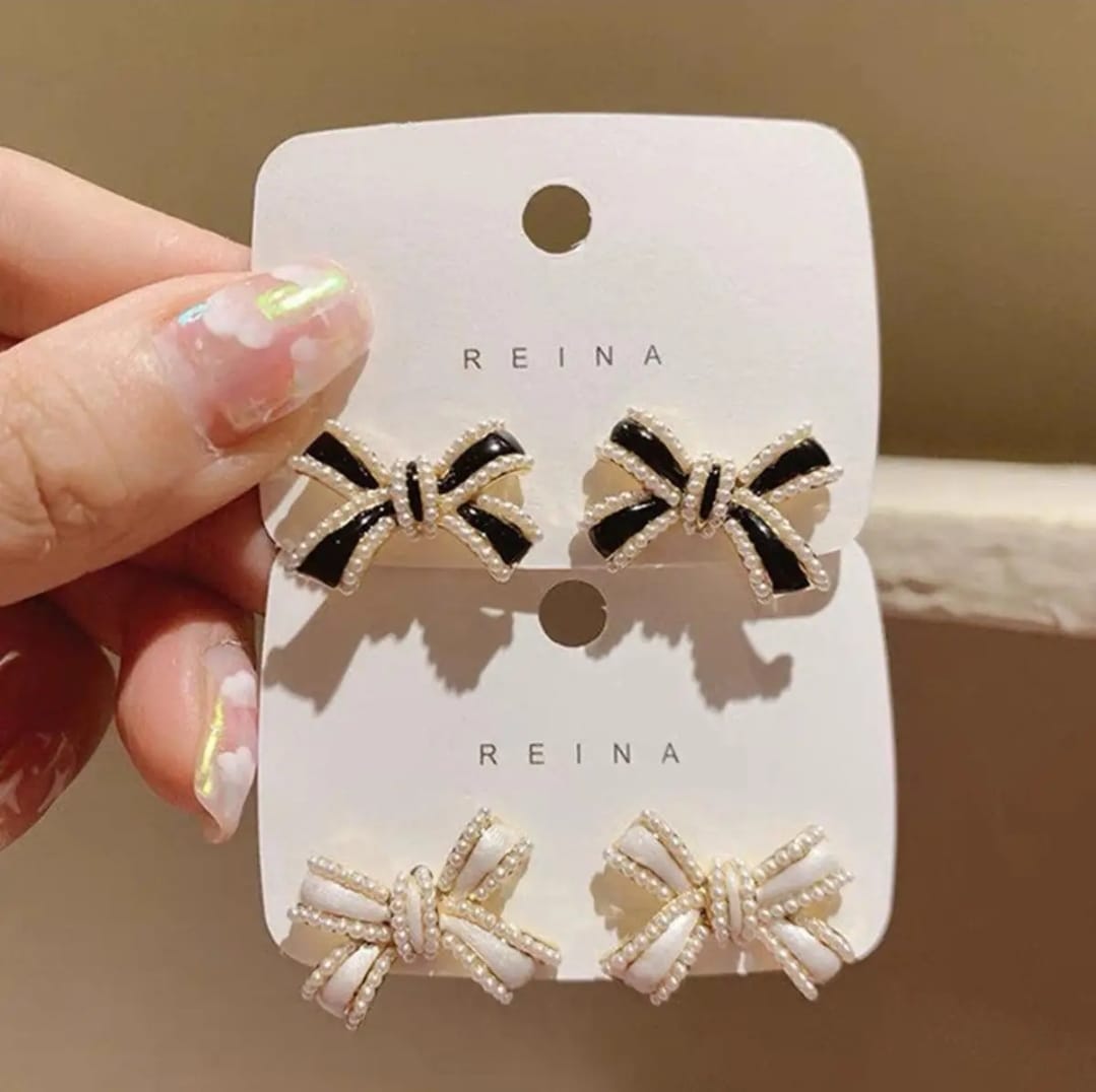 Fancy Bow - Earrings