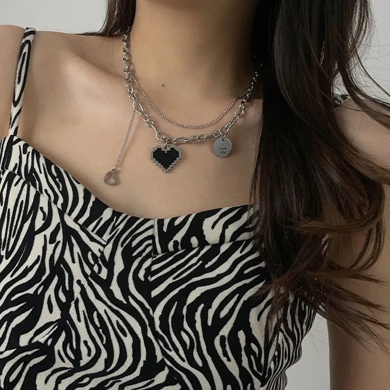 Layered Heart - Necklace