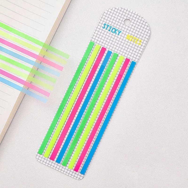 Long Translucent Highlighter - Sticky Notes