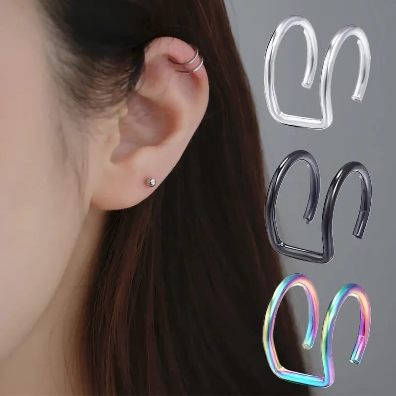 Double Ring - Ear Cuff