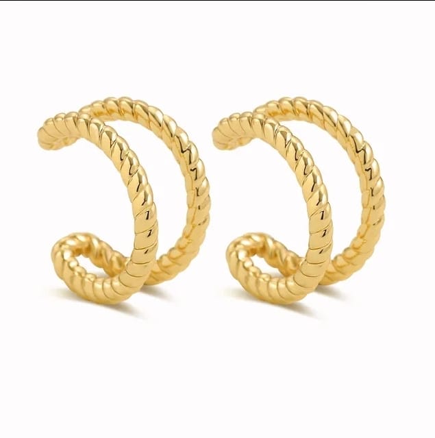 Double Twisted - Ear Cuff