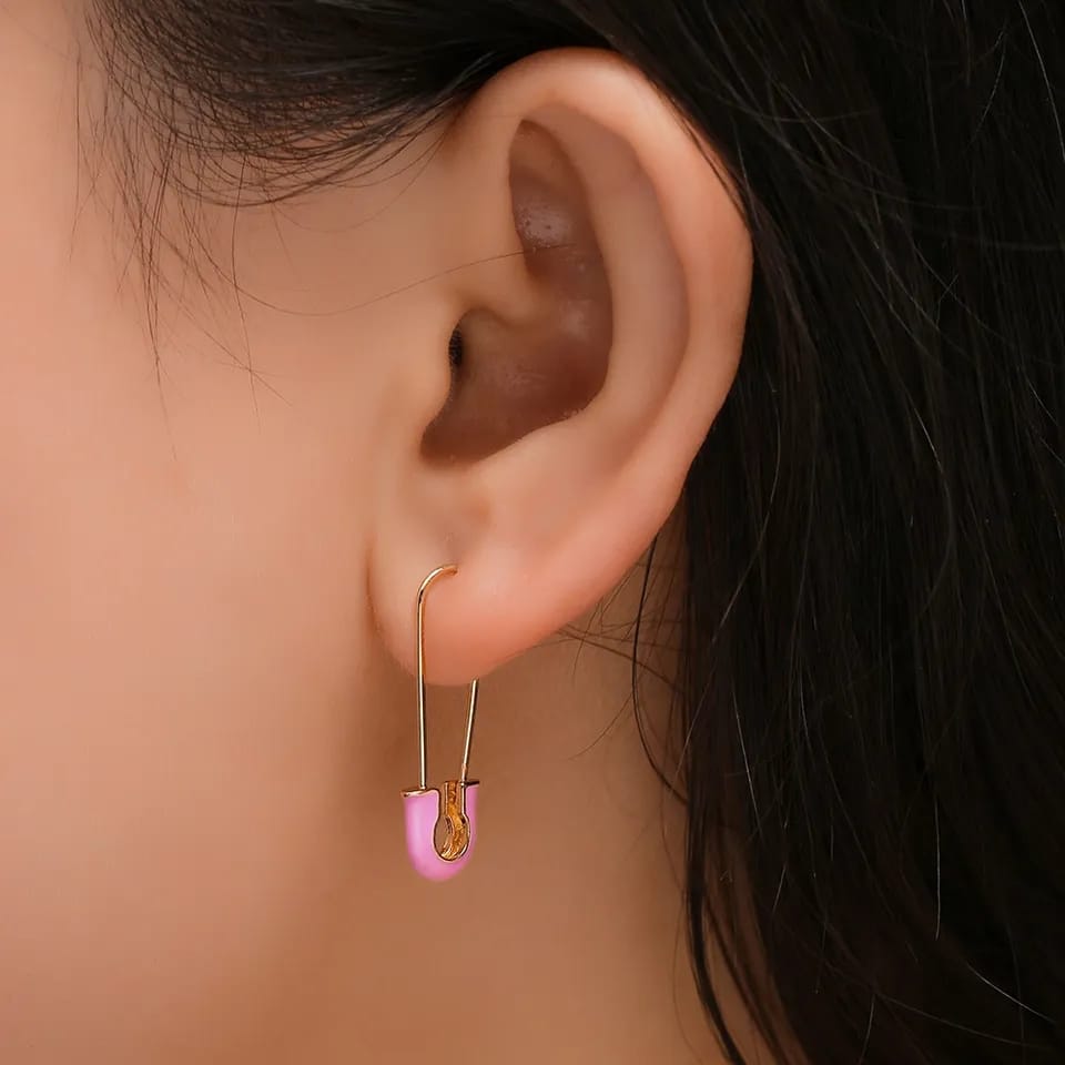 Funky Safetypin - Earrings