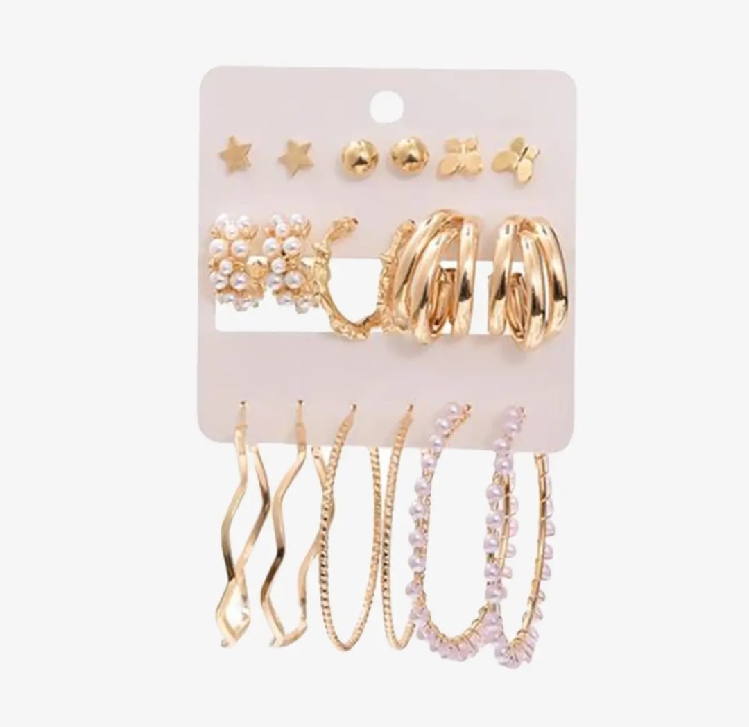 Fancy Hoops Style 11 - Earring Set