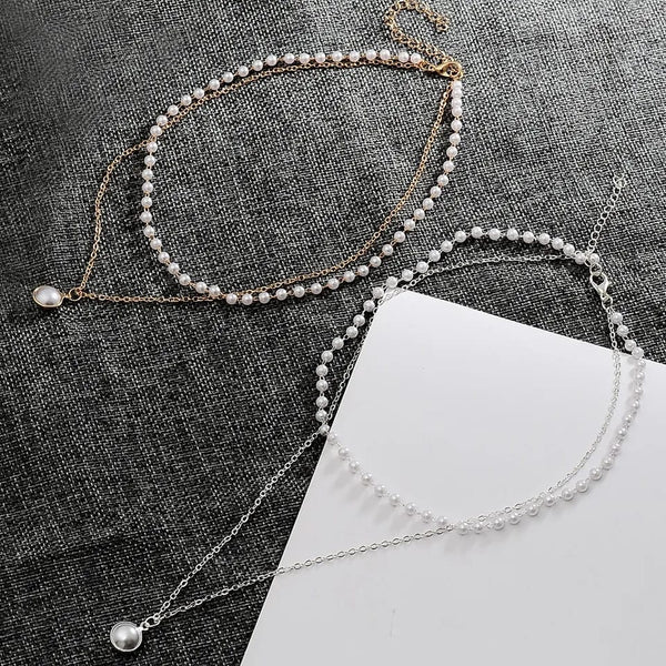 Layered Pearls - Necklace