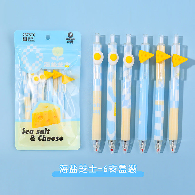 Egg & Cheese - Press Gel Pen Set