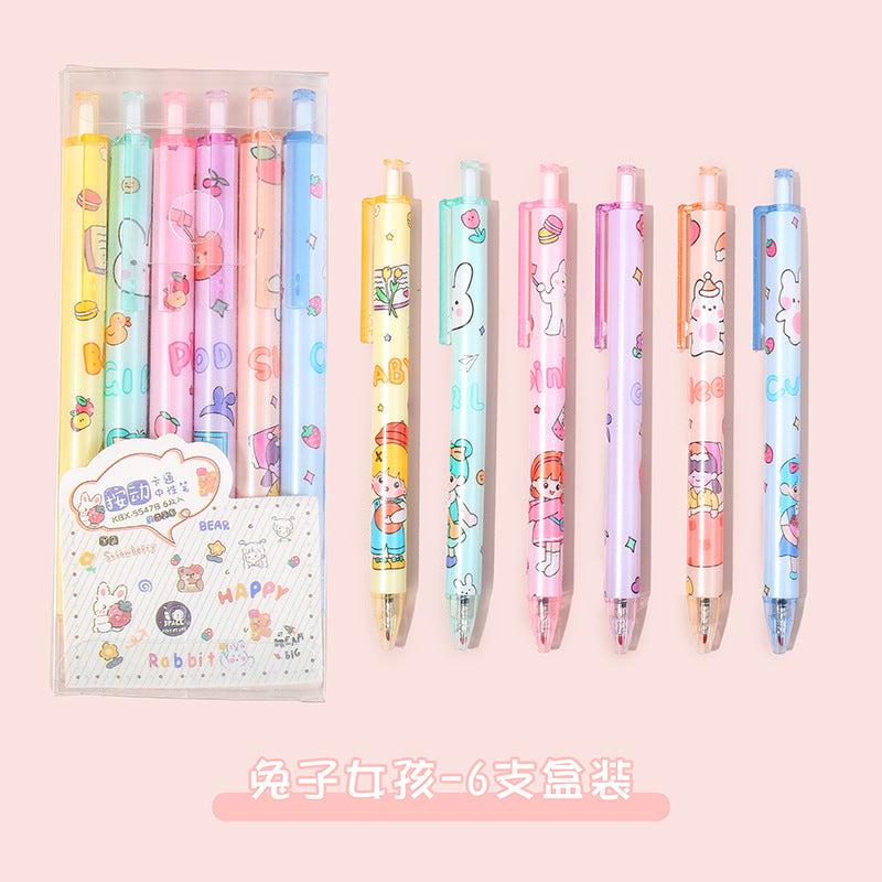 Kawaii style 2 - Press Gel Pen Set