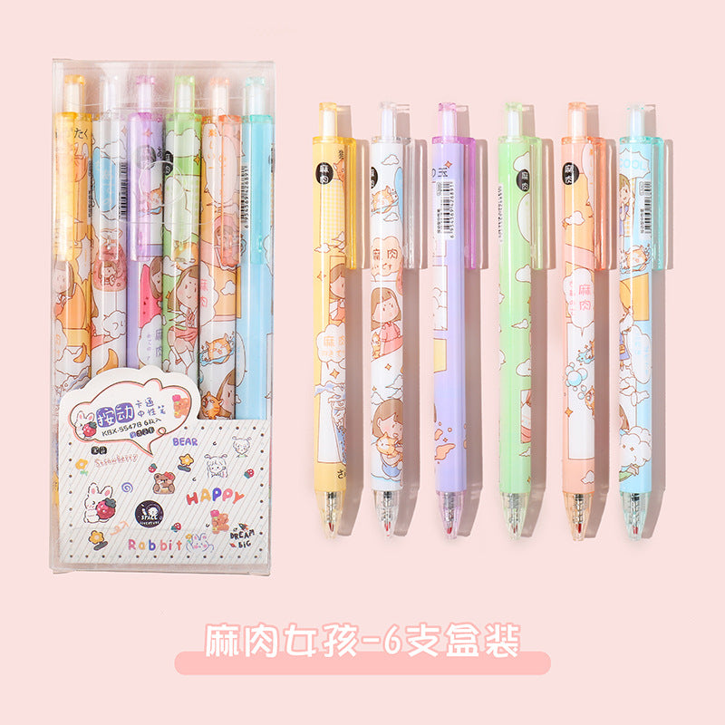 Kawaii style 4 - Press Gel Pen Set