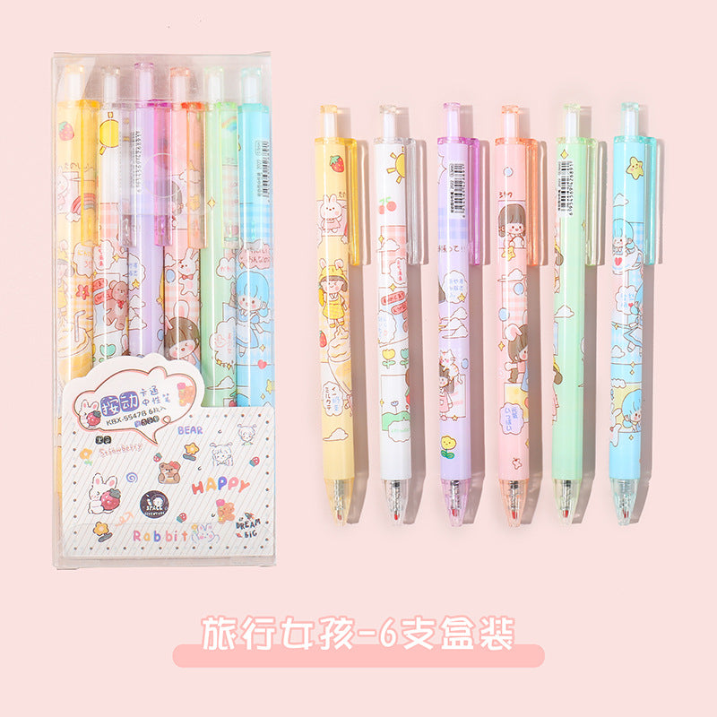 Kawaii style 3 - Press Gel Pen Set