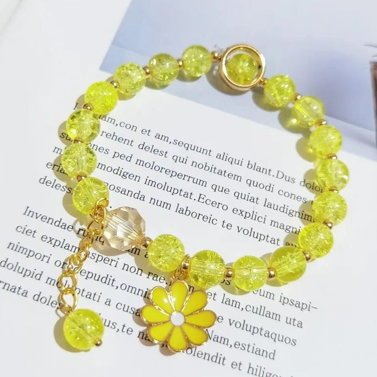 Green Crystals - Bracelet