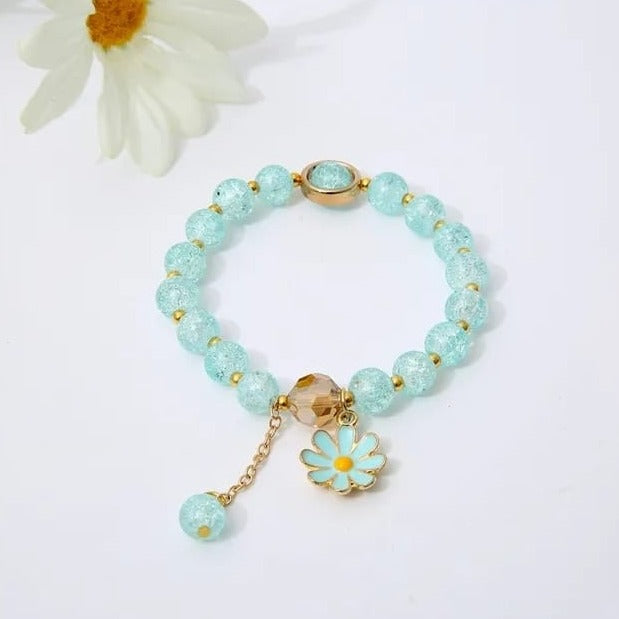 Teal Crystals - Bracelet