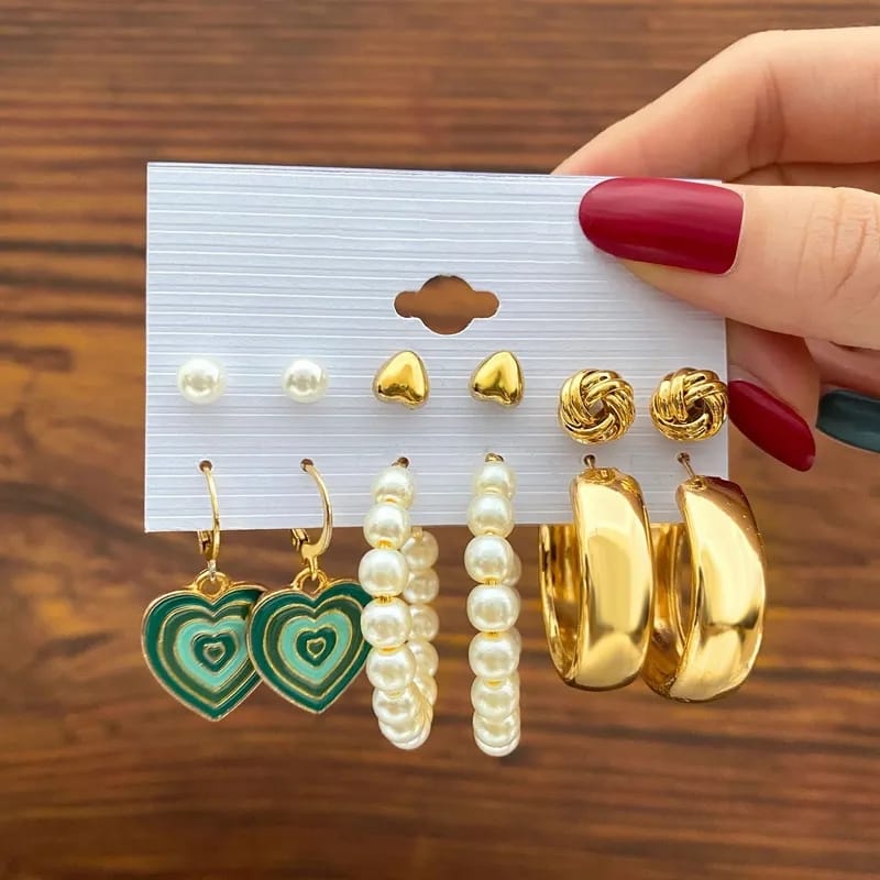 Fancy Hoops Style 14 - Earring Set