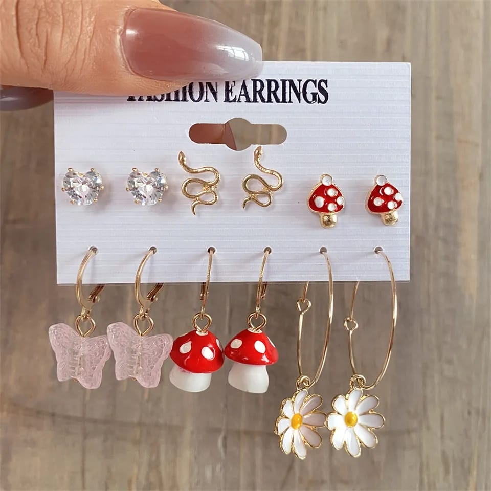 Fancy Hoops Style 15- Earring Set