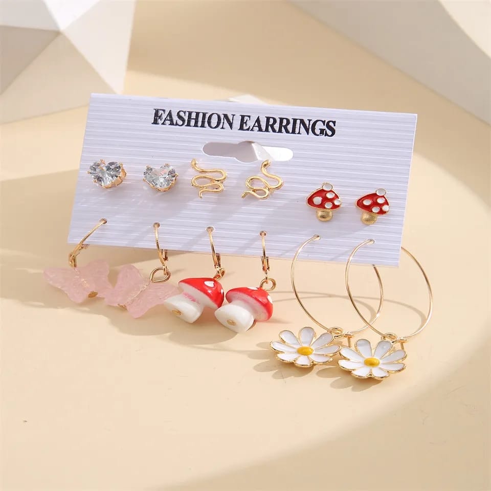 Fancy Hoops Style 15- Earring Set