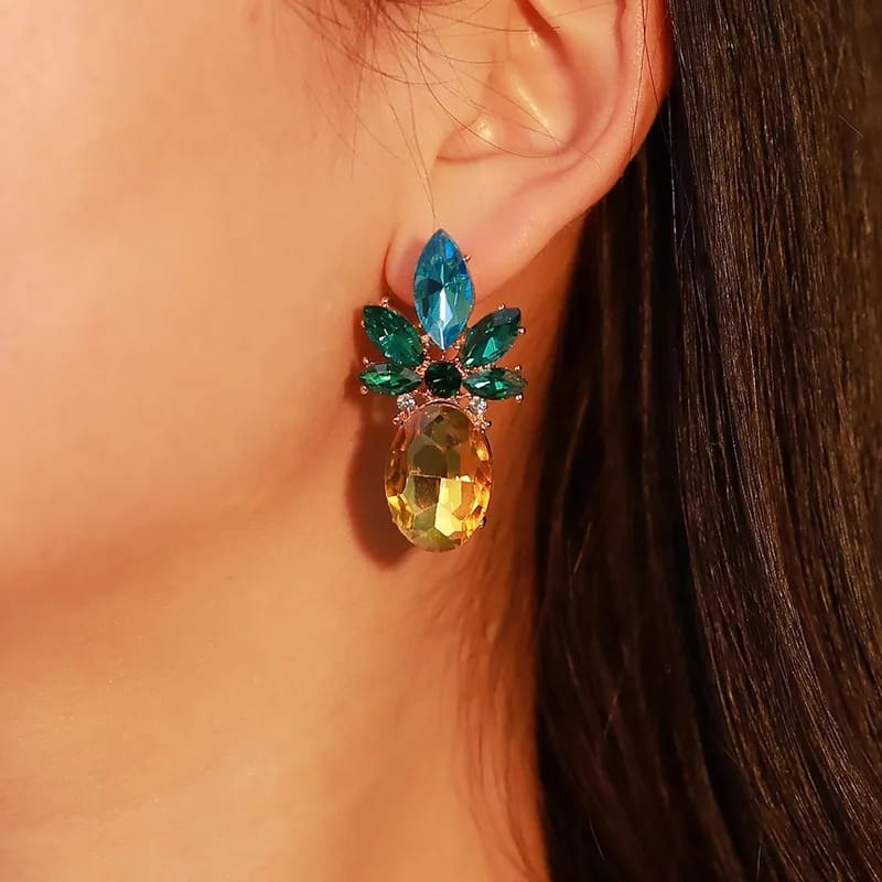 Gem Pineapple - Earrings