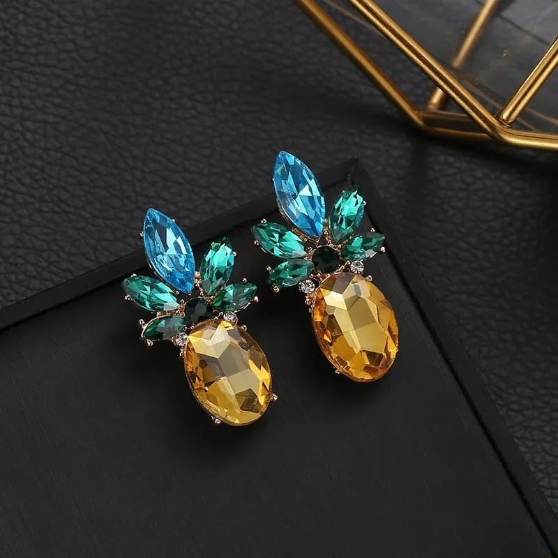 Gem Pineapple - Earrings