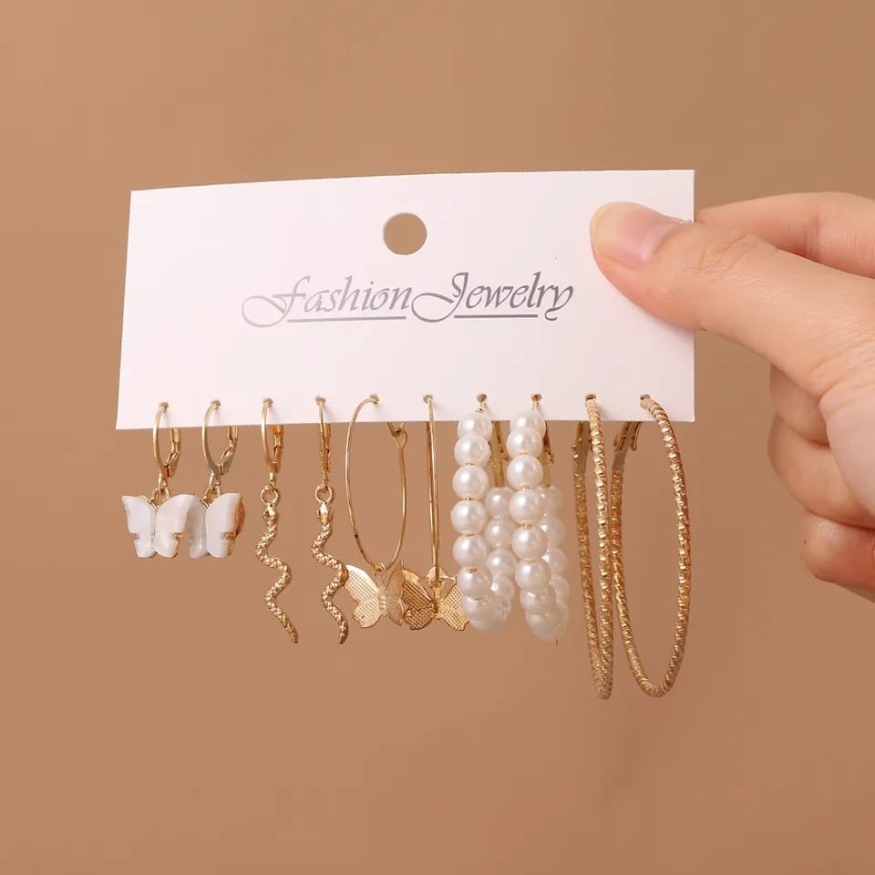 Fancy Hoops Style 18 - Earring Set