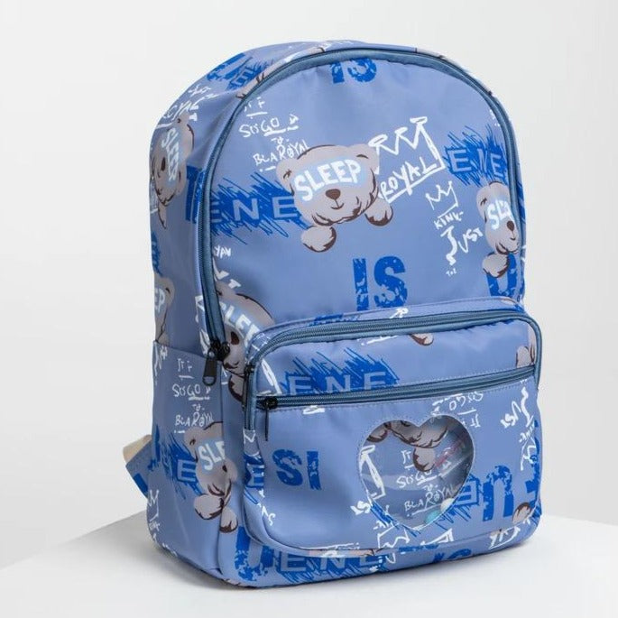 Kawaii Blue Bear - Backpack