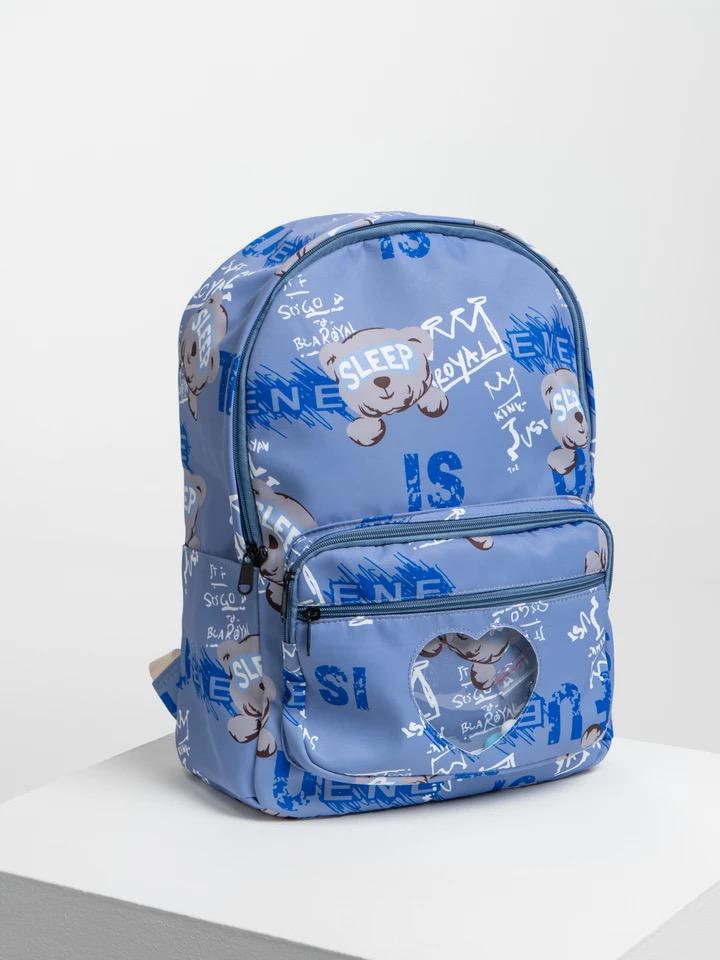 Kawaii Blue Bear - Backpack