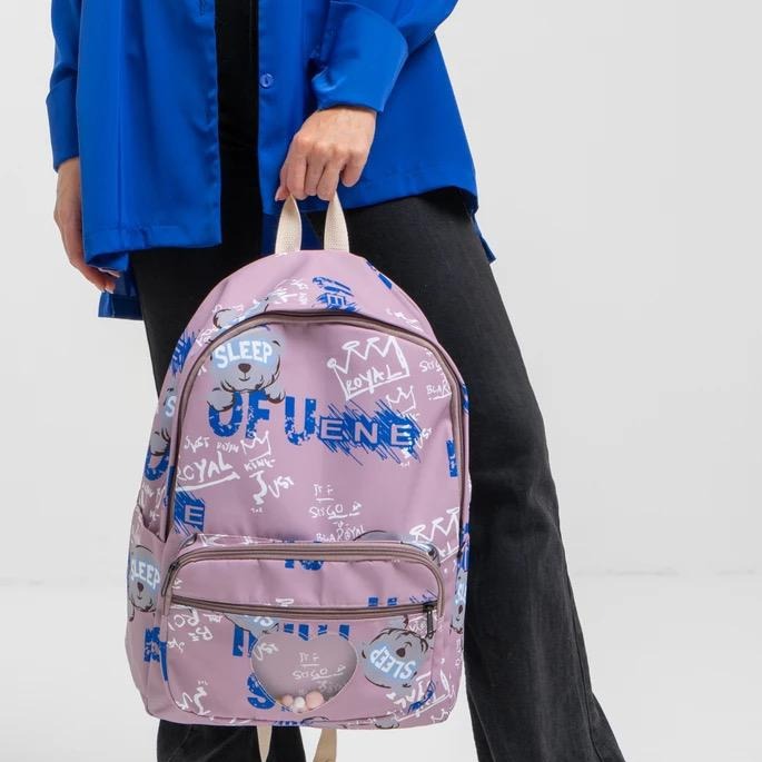 Kawaii Pink Bear - Backpack