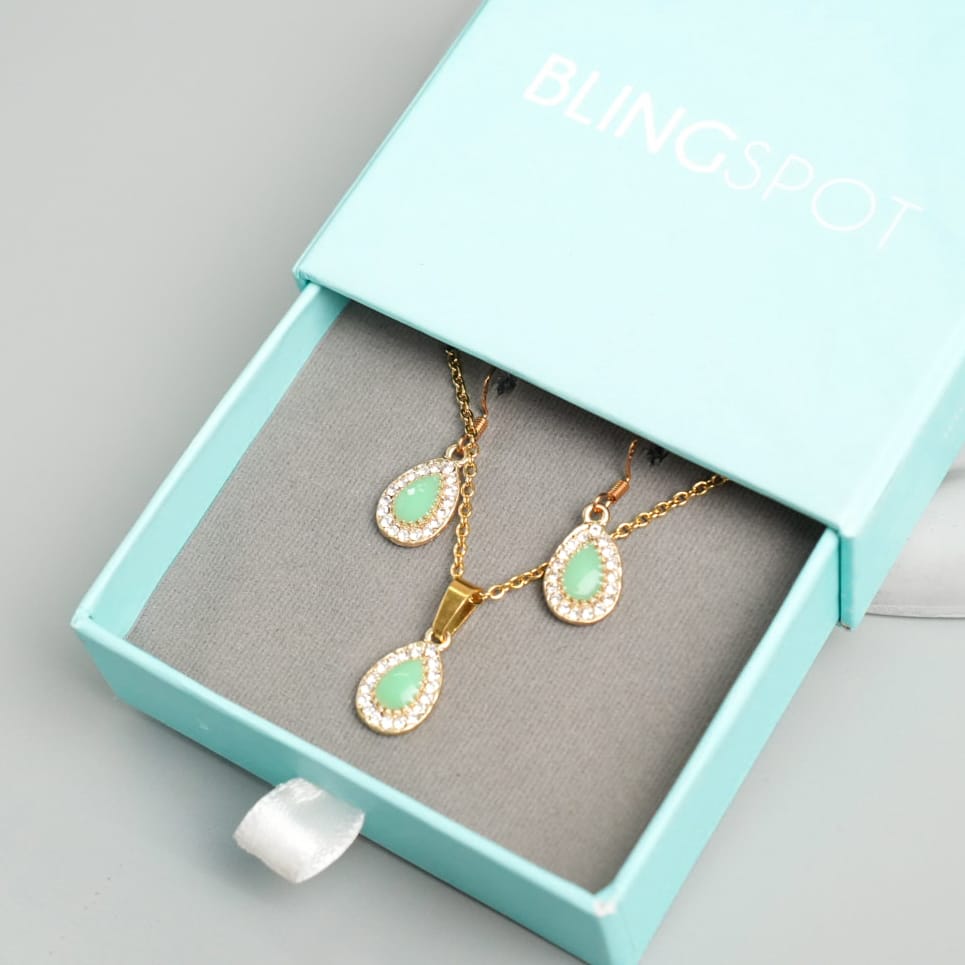 Green Gem - Jewelry Set