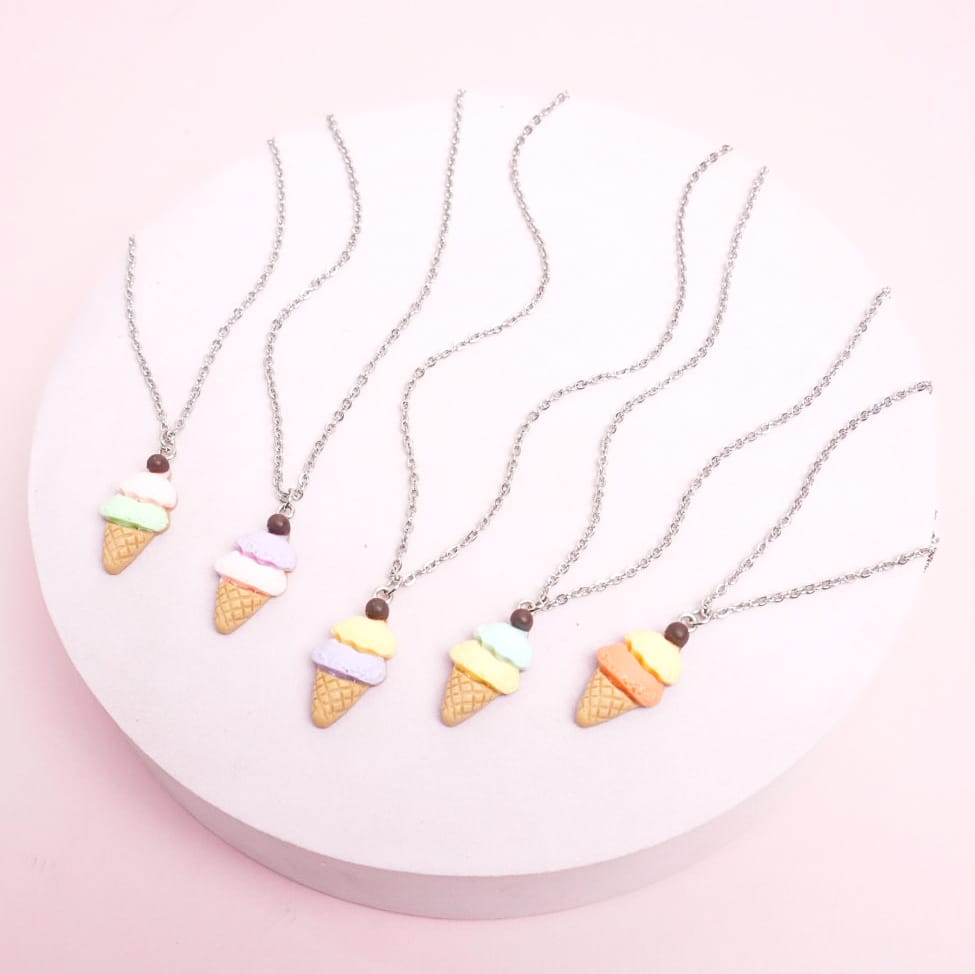 Cone Ice-cream - Necklace