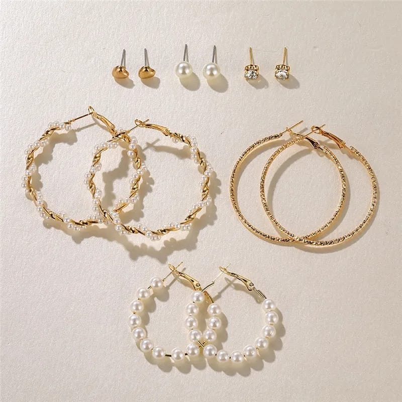 Fancy Hoops Style 23 - Earrings Set