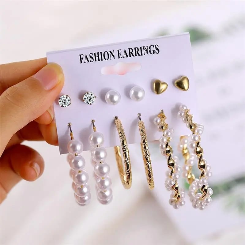 Fancy Hoops Style 23 - Earrings Set