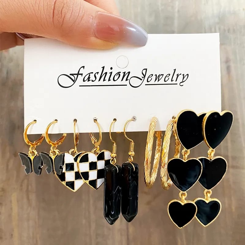 Fancy Hoops Style 24 - Earrings Set