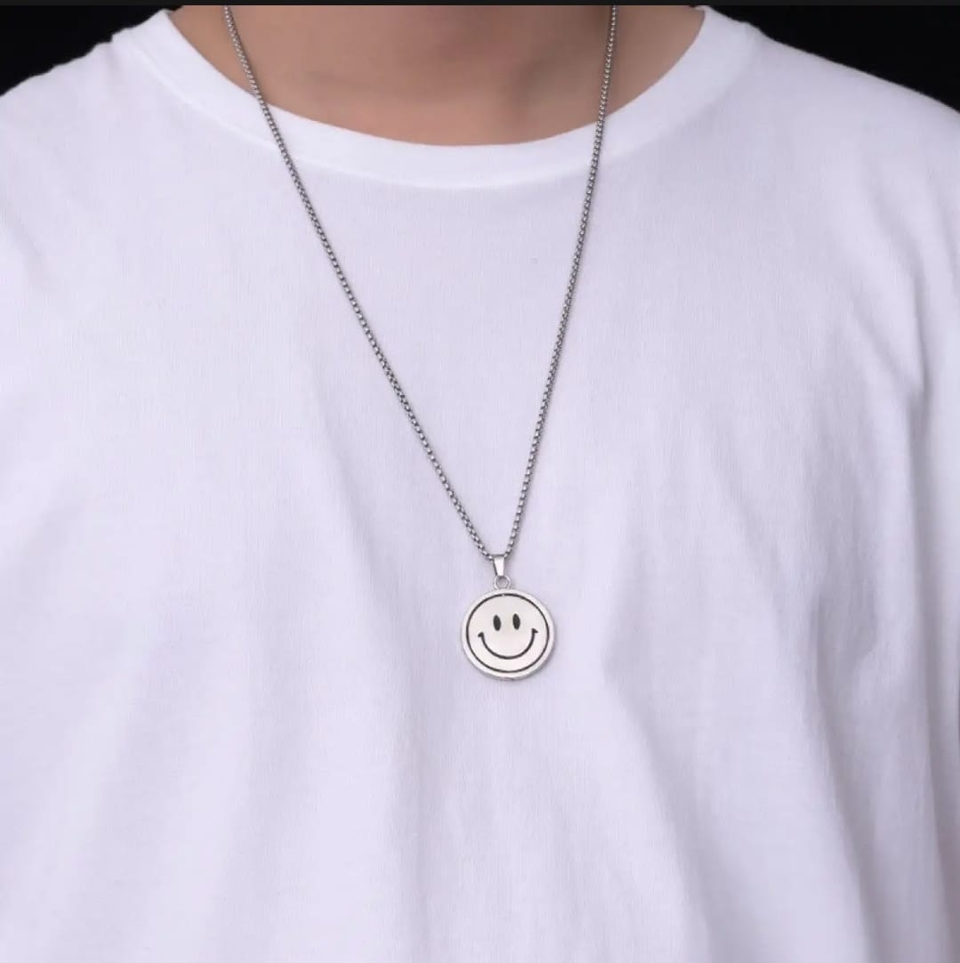 Smiley - Double sided Necklace