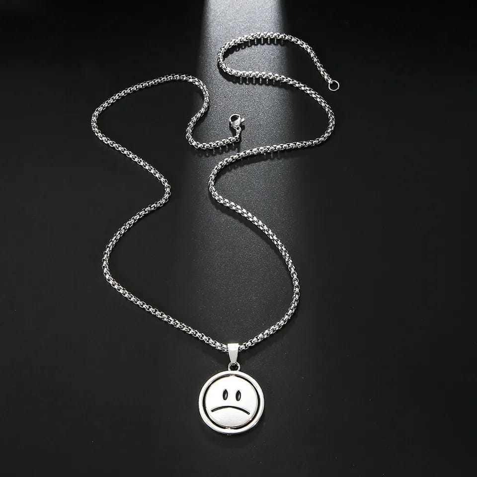 Smiley - Double sided Necklace