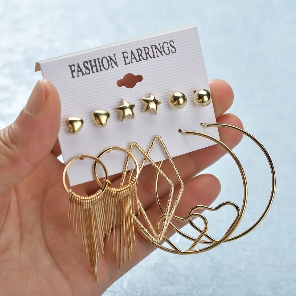 Fancy Hoops Style 29 - Earrings Set